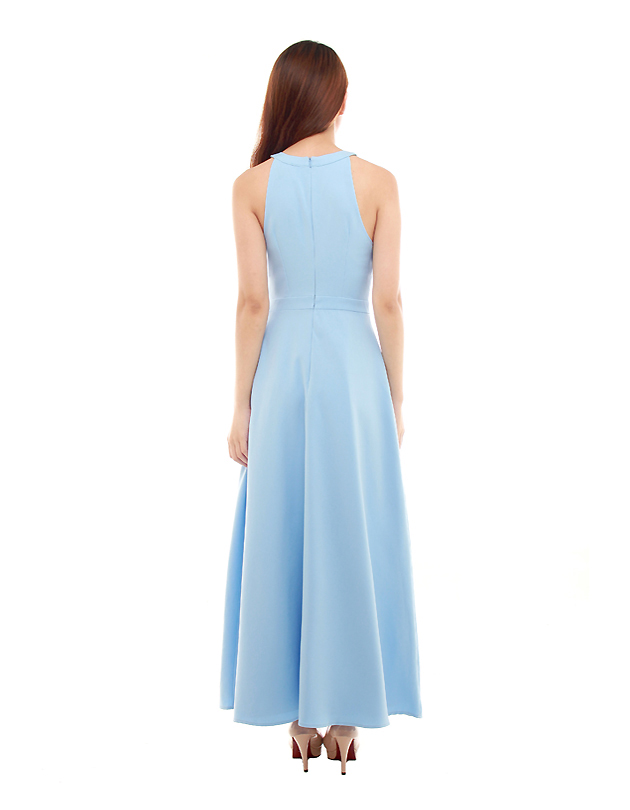 Heather Maxi Dress in Powder Blue